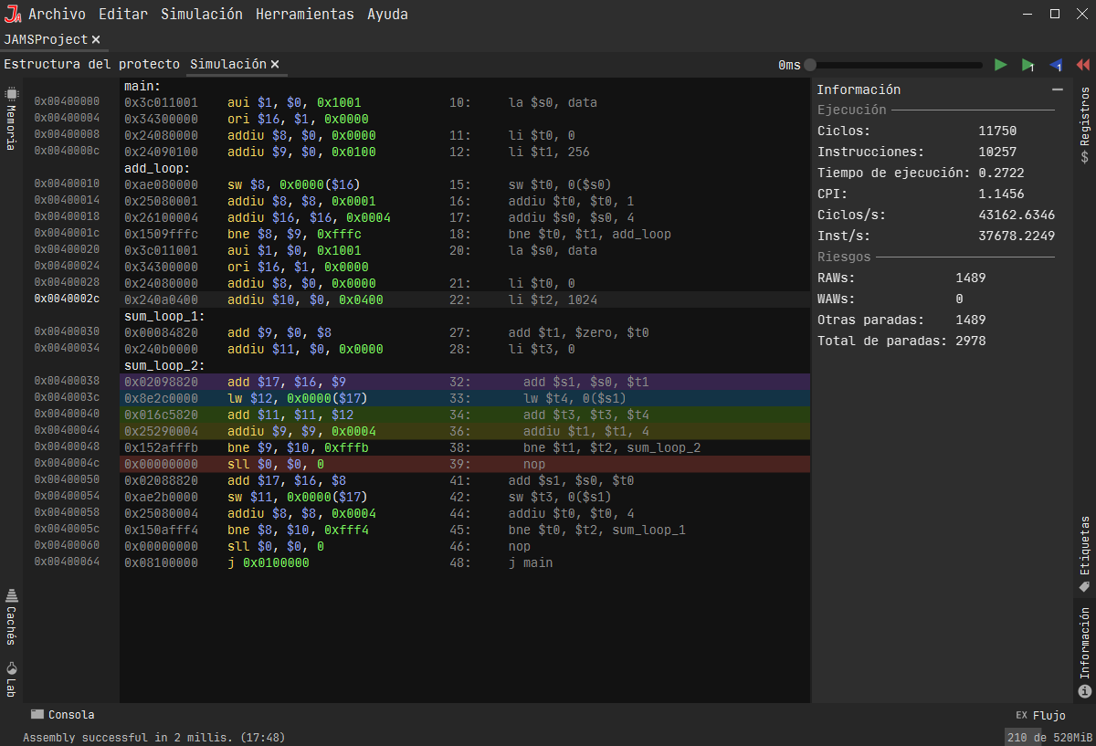 General information widget