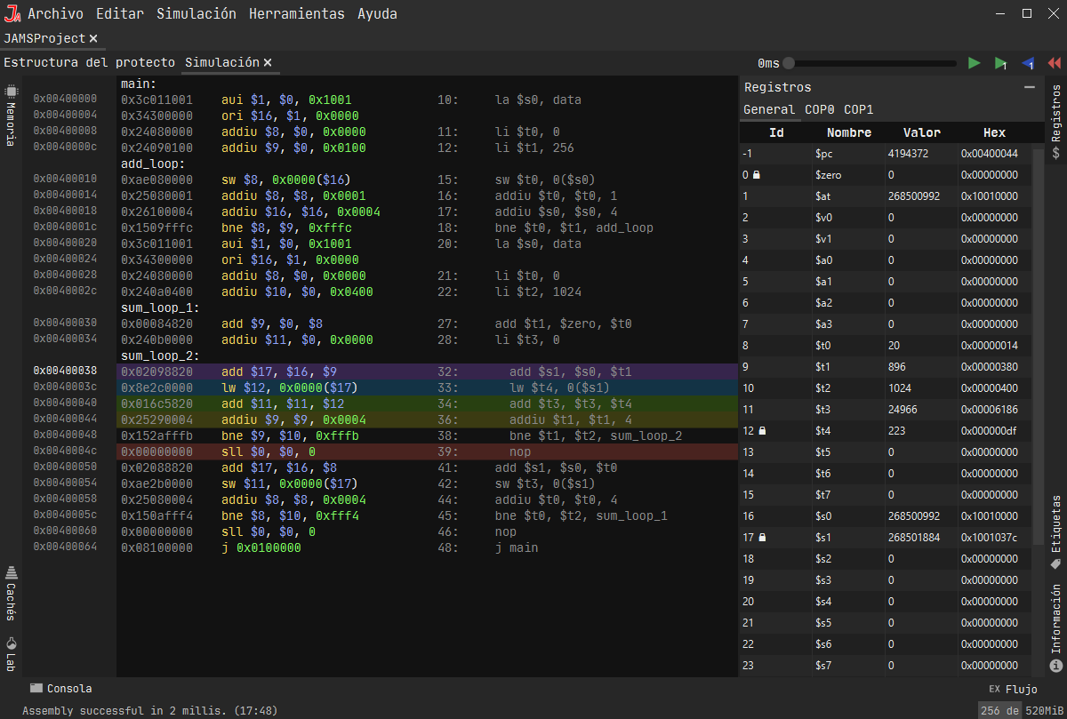 Register visualization, exposing locked registers